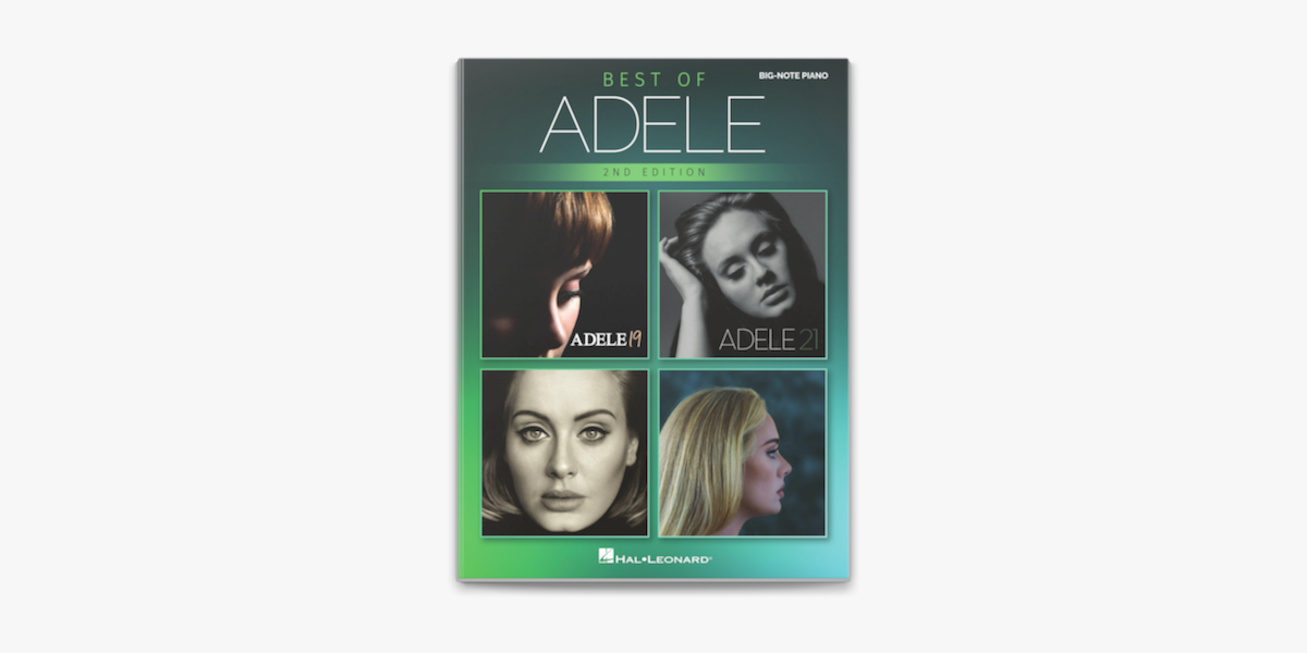 Best of Adele for Big-Note Piano on Apple Books