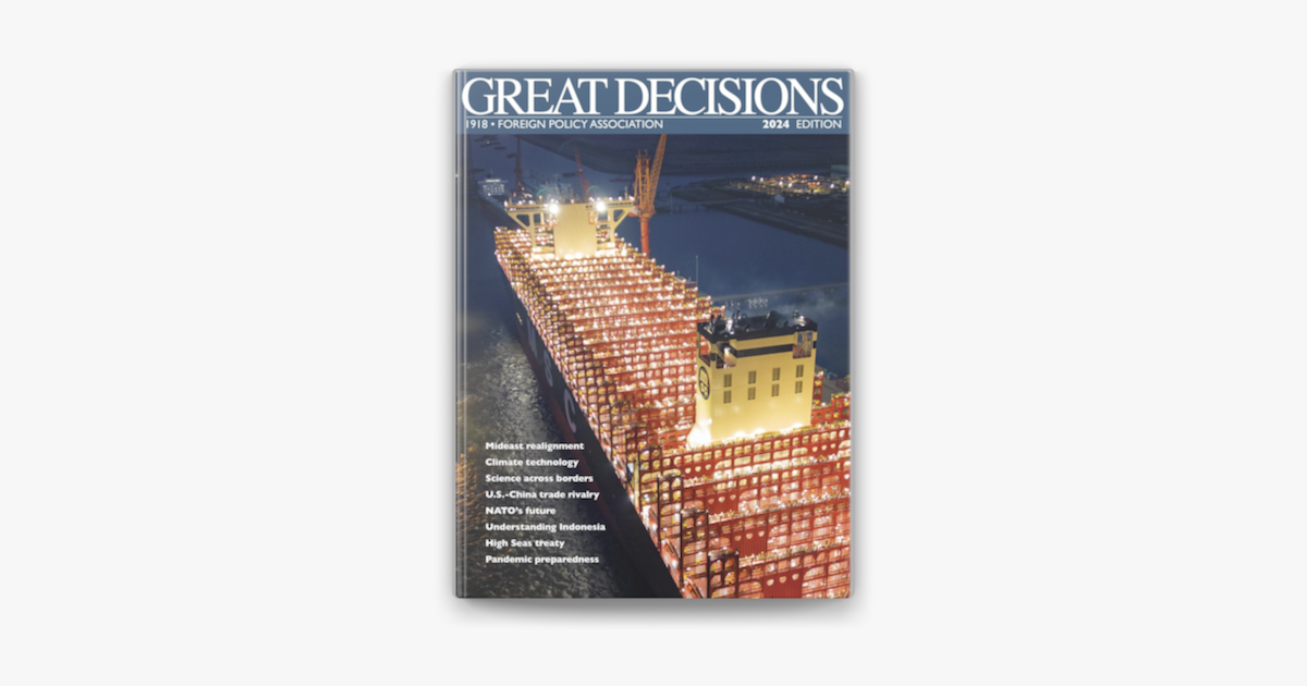 ‎Great Decisions 2024 by Foreign Policy Association on Apple Books