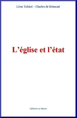 Read: Book L'église et l'état