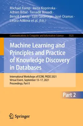 Read: Machine Learning and Book Principles and Practice of Knowledge Discovery in Databases