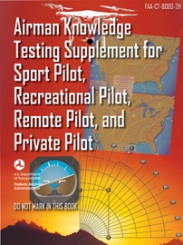 Book Airman Knowledge Testing Supplement for Sport Pilot, Recreational Pilot, Remote Pilot, and Private Pilot FAA-CT-8080-2H - Federal Aviation Administration (FAA)