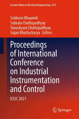 Read: Proceedings of International Conference on Book Industrial Instrumentation and Control