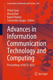 Advances in Information Communication Technology and Computing by Vishal Goar, Manoj Kuri, Rajesh Kumar & Tomonobu Senjyu