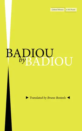 Read: Badiou Book by Badiou