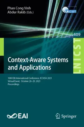 Read: Context-Aware Systems Book and Applications