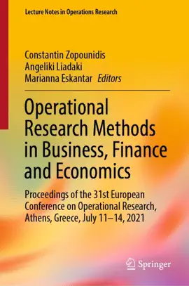 Read: Operational Research Methods Book in Business, Finance and Economics