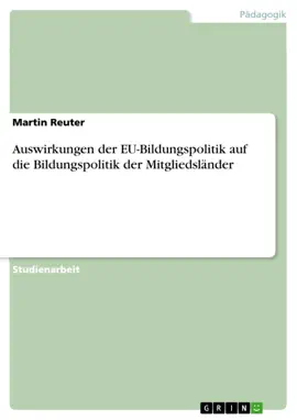 Read: Auswirkungen Book der EU-Bildungspolitik auf die Bildungspolitik der Mitgliedsländer