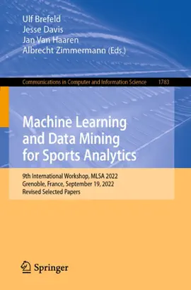 Read: Machine Learning Book and Data Mining for Sports Analytics