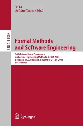 Read: Formal Methods and Software Engineering Book