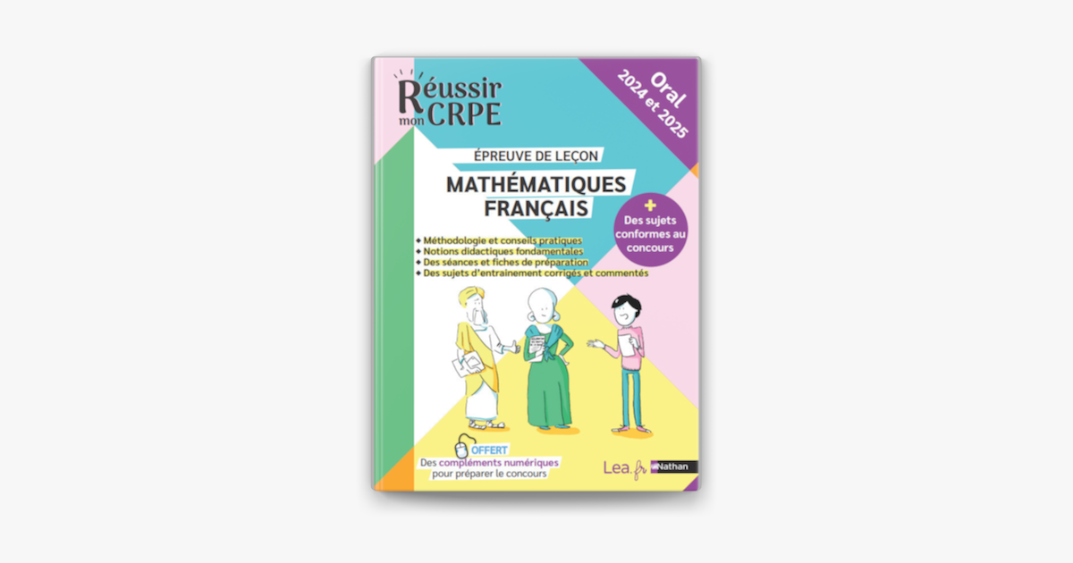 ‎Ebook - Réussir mon CRPE oral 2024 et 2025 - Maths/Français épreuve de