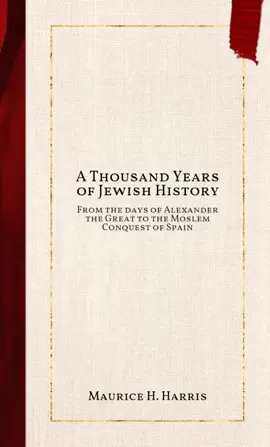 Read: A Thousand Book Years of Jewish History