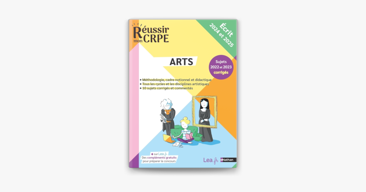 ‎Ebook CRPE 20242025 Arts épreuve écrite d'application + sujets