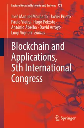 Read: Blockchain and Applications, 5th International Congress Book