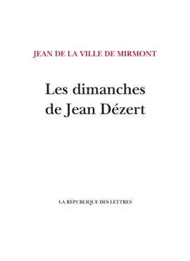 Read: Les dimanches de Jean Book Dézert