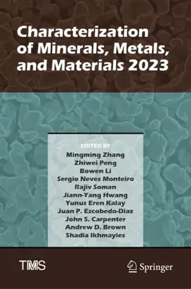 Read: Characterization of Minerals, Metals, and Materials Book 2023