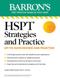 HSPT Strategies and Practice, Second Edition: Prep Book with 3 Practice Tests + Comprehensive Review + Practice + Strategies - Barrons Educational Series & Sandra Martin
