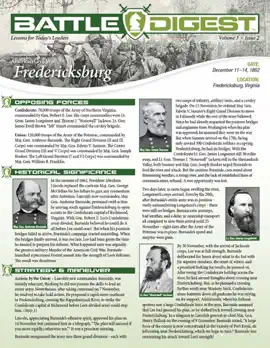 Read: Battle Digest: Book Fredericksburg