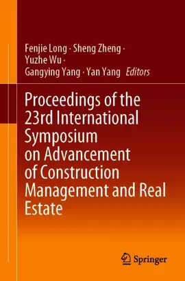Read: Proceedings of the 23rd Book International Symposium on Advancement of Construction Management and Real Estate