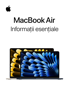 Informații esențiale despre MacBook Air - Apple Inc.