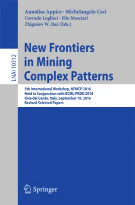 Read: New Book Frontiers in Mining Complex Patterns