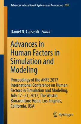 Read: Advances Book in Human Factors in Simulation and Modeling