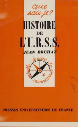 Read: Book Histoire de l'U.R.S.S.