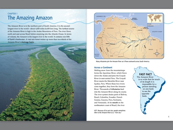 The Amazon River In A Rain Forest - 