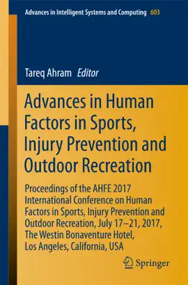 Read: Advances in Book Human Factors in Sports, Injury Prevention and Outdoor Recreation