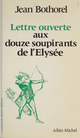 Read: Lettre ouverte aux douze soupirants de Book l'Élysée