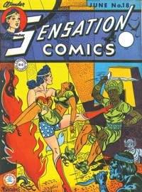 Sensation Comics (1942-) #18 - William Moulton Marston, Ted Udall, Evelyn Gaines, Bill Finger, Frank Godwin, Frank Harry, Howard Purcell, Harold Sharp, Sheldon Moldoff & Irwin Hasen