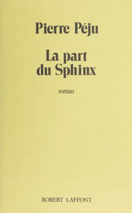 Read: Book La Part du sphinx