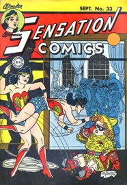 Sensation Comics (1942-) #33 - William Moulton Marston, Evelyn Gaines, Harry G. Peter, Frank Harry, Howard Purcell, Stan Aschmeier & Joe Gallagher