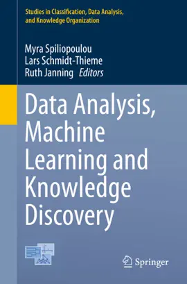 Read: Data Analysis, Book Machine Learning and Knowledge Discovery