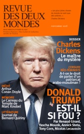 Revue des Deux Mondes novembre 2018 - Valérie Toranian, Annick Steta, Tony Corn, Renaud Girard, Nicolas Lecaussin, Jean-Pierre Naugrette, Lucien D'Azay, Céline Prest, Georges Letissier, Jean-Jacques Lecercle, Sara Thornton, Laurent Folliot, Arthur Conan Doyle, Bernard Quiriny, Sébastien Lapaque, Marin de Viry, Céline Laurens, Jean-Paul Clement, Marc Knobel, Fatiha Agag-Boudjahlat, Bruno Deniel-Laurent, Kyrill Nikitine, Michel Delon, Frédéric Verger, Robert Kopp, Patrick Kéchichian, Richard Millet, Stéphane Guegan, Bertrand Raison & Jean-Luc Macia