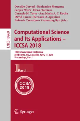 Read: Computational Science Book and Its Applications – ICCSA 2018