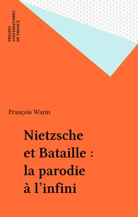 Read: Nietzsche et Book Bataille : la parodie à l'infini