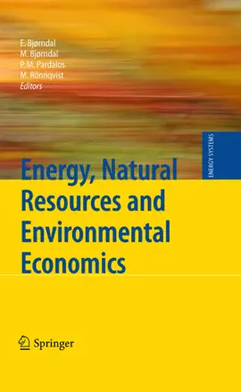 Read: Energy, Natural Resources and Book Environmental Economics
