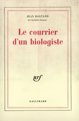 Read: Le courrier Book d'un biologiste