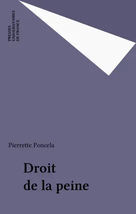 Droit de la peine