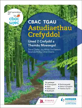Read: CBAC TGAU Astudiaethau Crefyddol Book Uned 2 Crefydd a Themâu Moesegol (WJEC GCSE Religious Studies: Unit 2 Religion and Ethical Themes Welsh-language edition)
