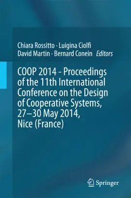 Read: COOP 2014 - Proceedings of Book the 11th International Conference on the Design of Cooperative Systems, 27-30 May 2014, Nice (France)