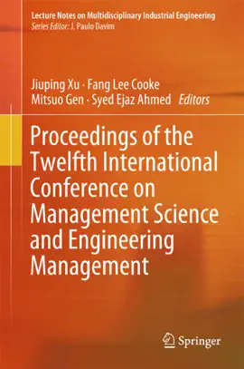 Read: Book Proceedings of the Twelfth International Conference on Management Science and Engineering Management