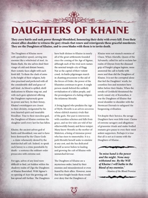 Комментарии к фотографиям ◄ WARHAMMER: Age of Sigmar ► – комментариев | ВКонтакте daughters of khaine battletome pdf download