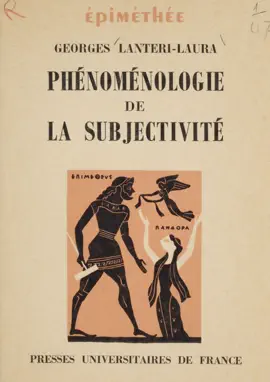 Read: Phénoménologie de Book la subjectivité