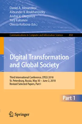 Read: Digital Transformation and Global Society Book
