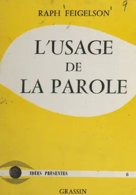 Read: L'usage de Book la parole