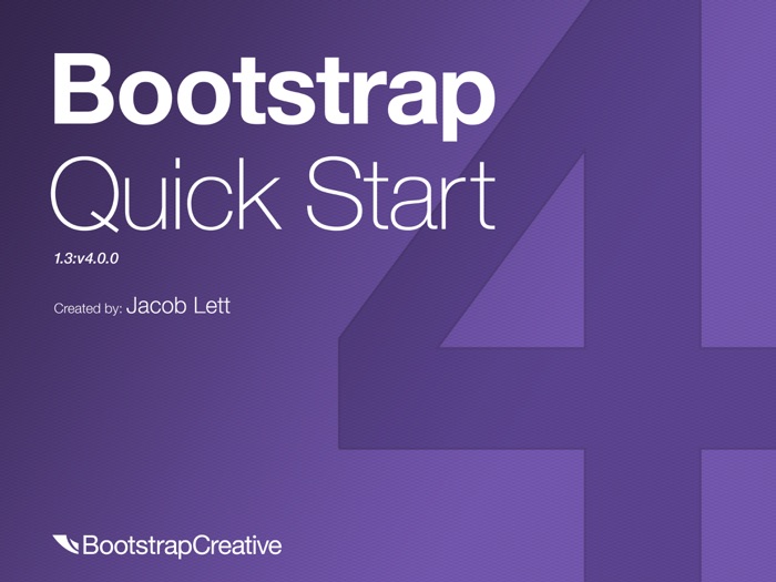 Bootstrap 4 Quick Start - Learn How to Build a Responsive Website Step by Step