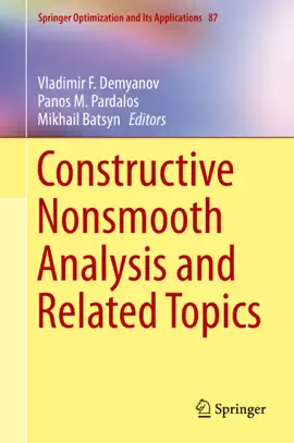 Read: Book Constructive Nonsmooth Analysis and Related Topics