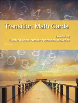 Transition Math Cards