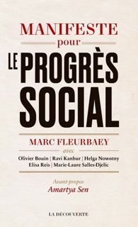 Manifeste pour le progrès social by Marc Fleurbaey